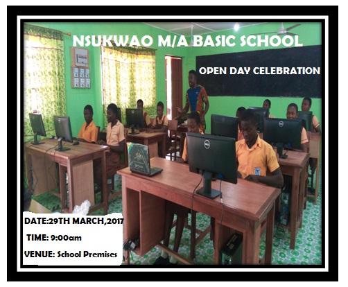 Nsukwao MA Basic School & JSS showcasing their New ICT Lab