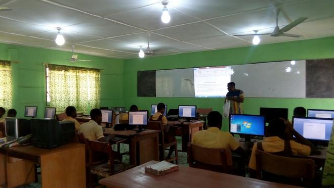 Nsukwao MA Basic School's New ICT Lab, March 2017
